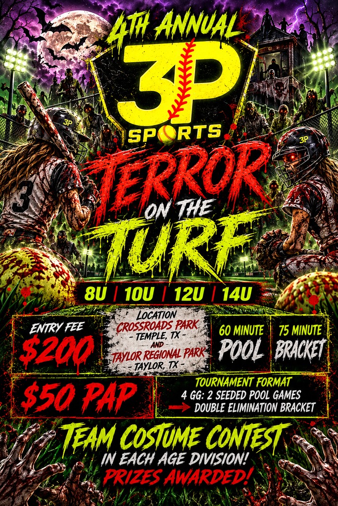 3P Sports - 4th Annual Terror on the Turf Logo