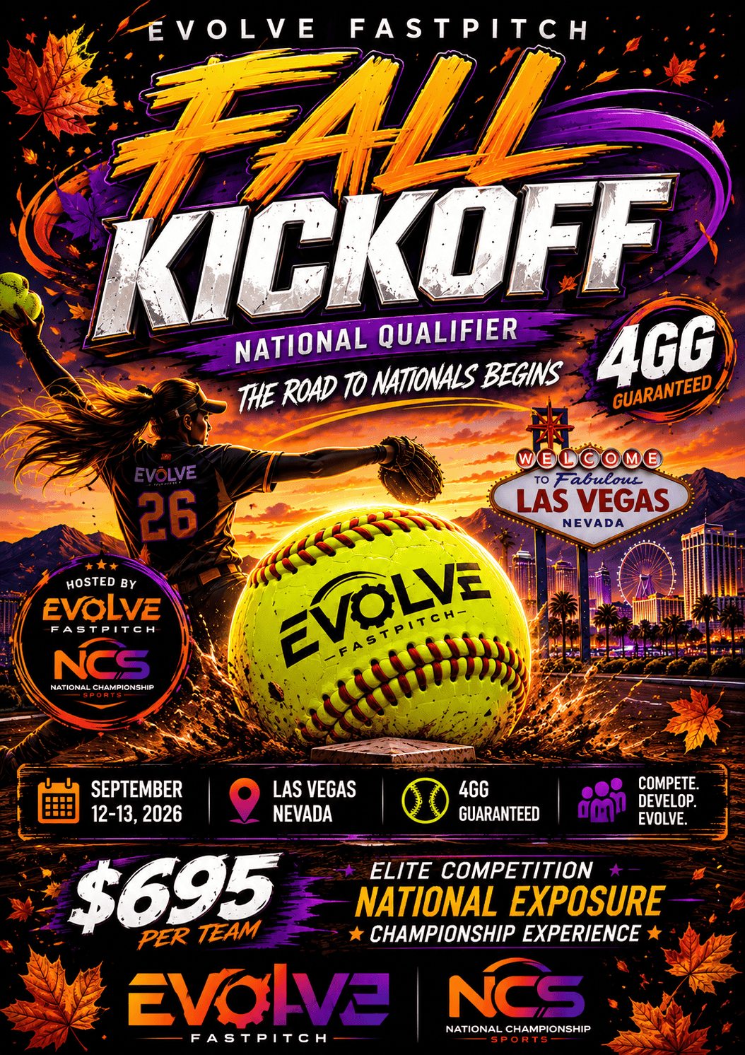 FALL KICKOFF NATIONALS QUALIFIER Logo