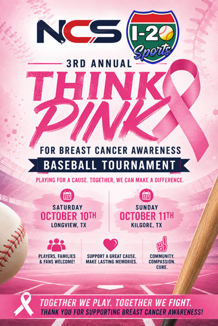 3rd Annual Think Pink for Breast Cancer Awareness (NO PAP! / FREE UMPS!) Logo
