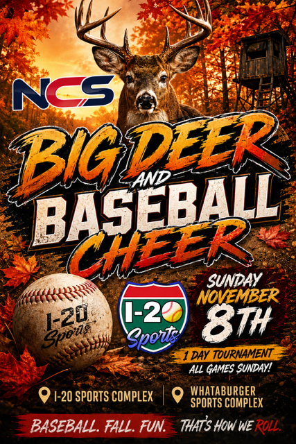 Big Deer & Baseball Cheer / Sunday Only (NO PAP!!) Logo