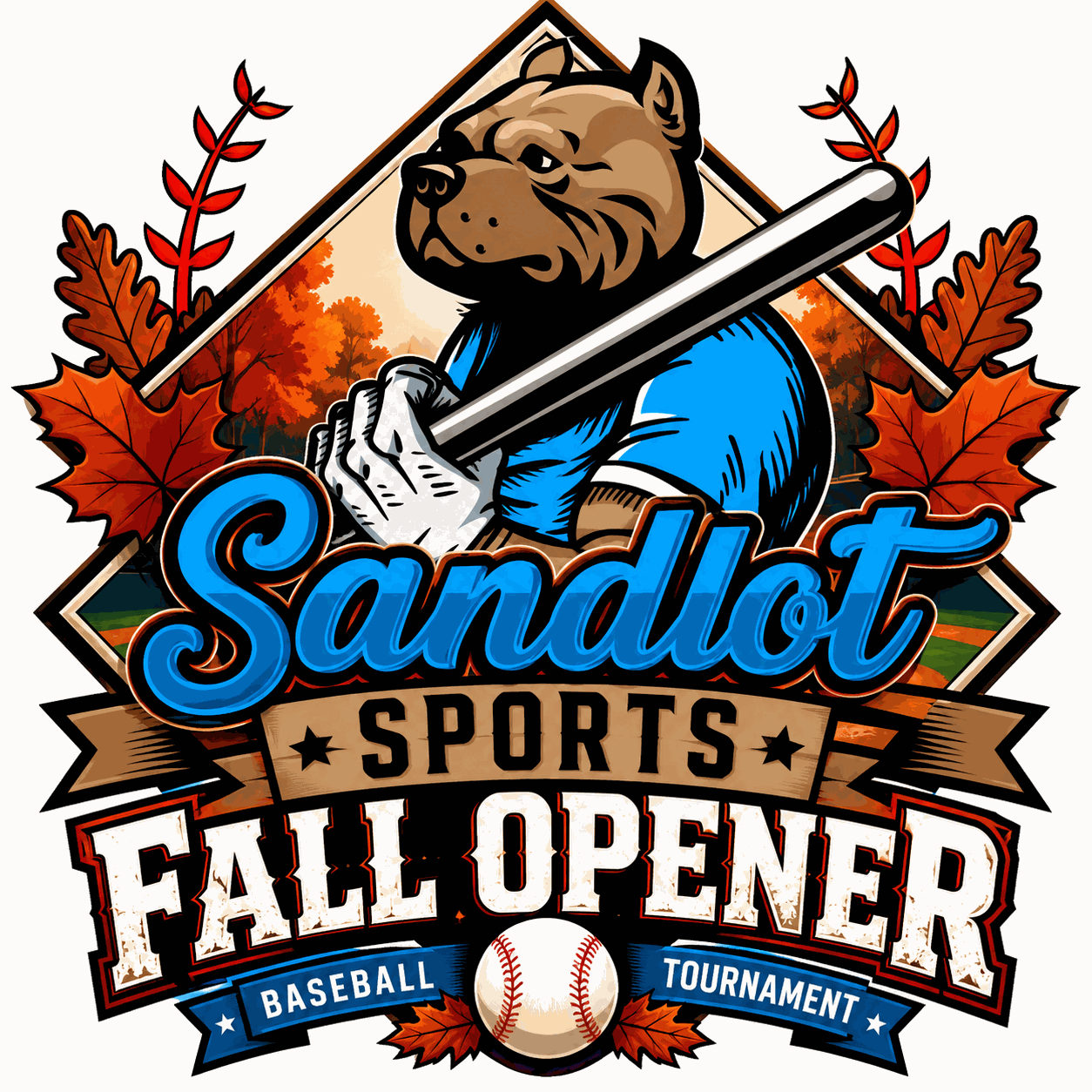Sandlot Fall Opener Logo