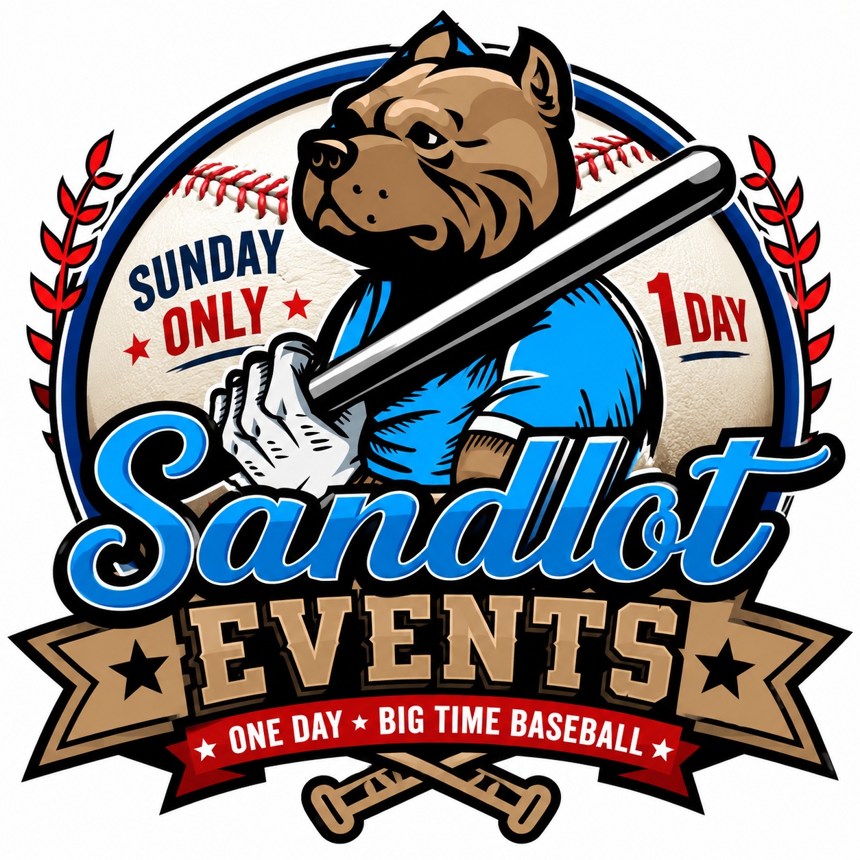 Sandlot Sunday Only Logo