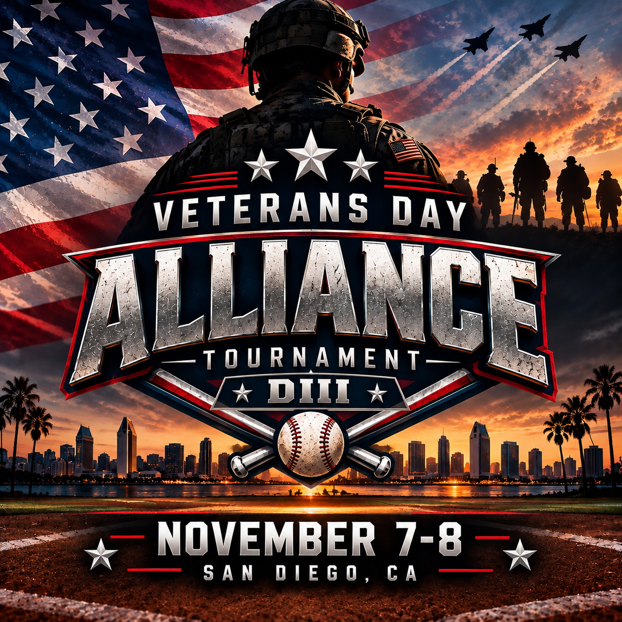 SAN DIEGO VETERANS DAY ALLIANCE (D3) - 3X POINTS HICKMAN, EASTLAKE, FALLBROOK Logo