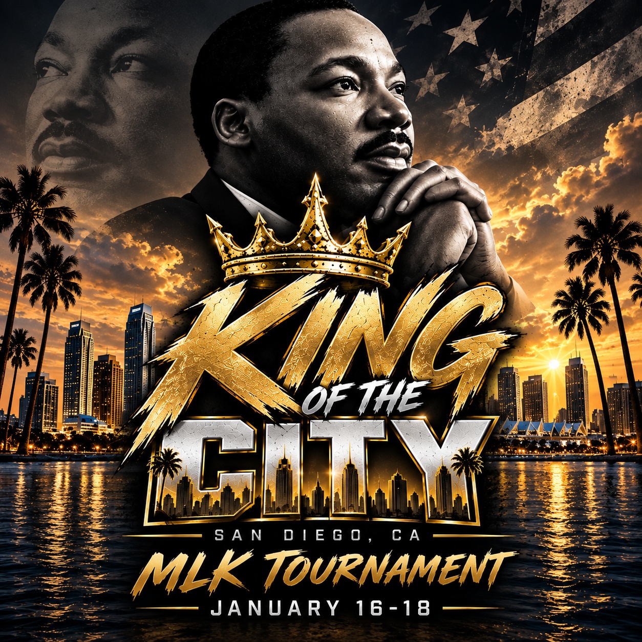 7TH ANNUAL SD MLK CLASSIC - KING OF THE CITY  WEEK 1- (D1/OPEN) 3X POINTS Logo