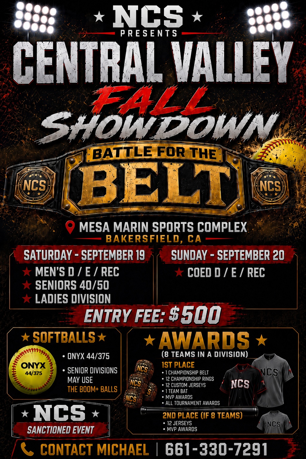 BATTLE FOR THE BELT CENTRAL VALLEY FALL SHOWDOWN Logo