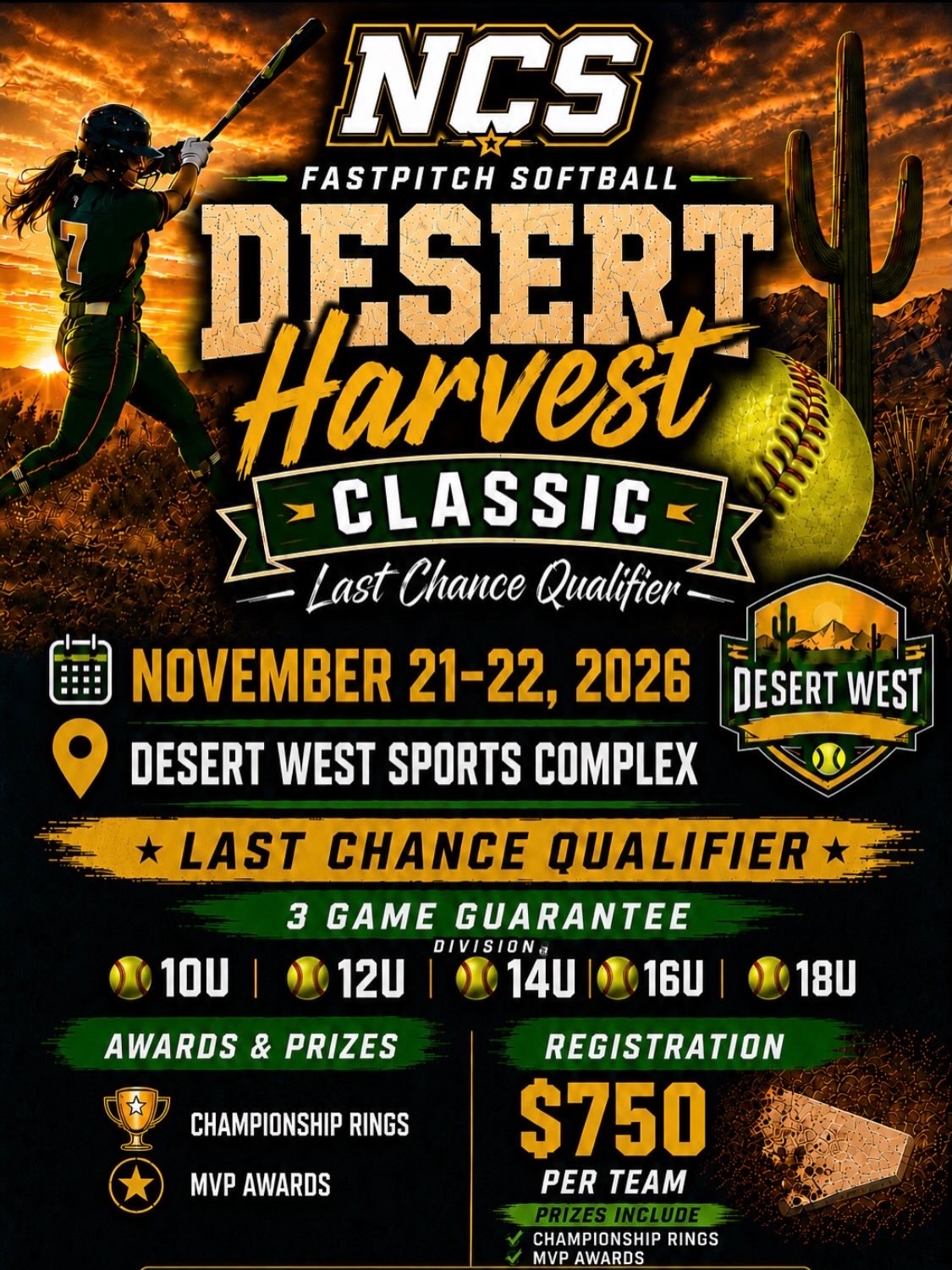 Arizona Desert Final N.I.T Championship Logo