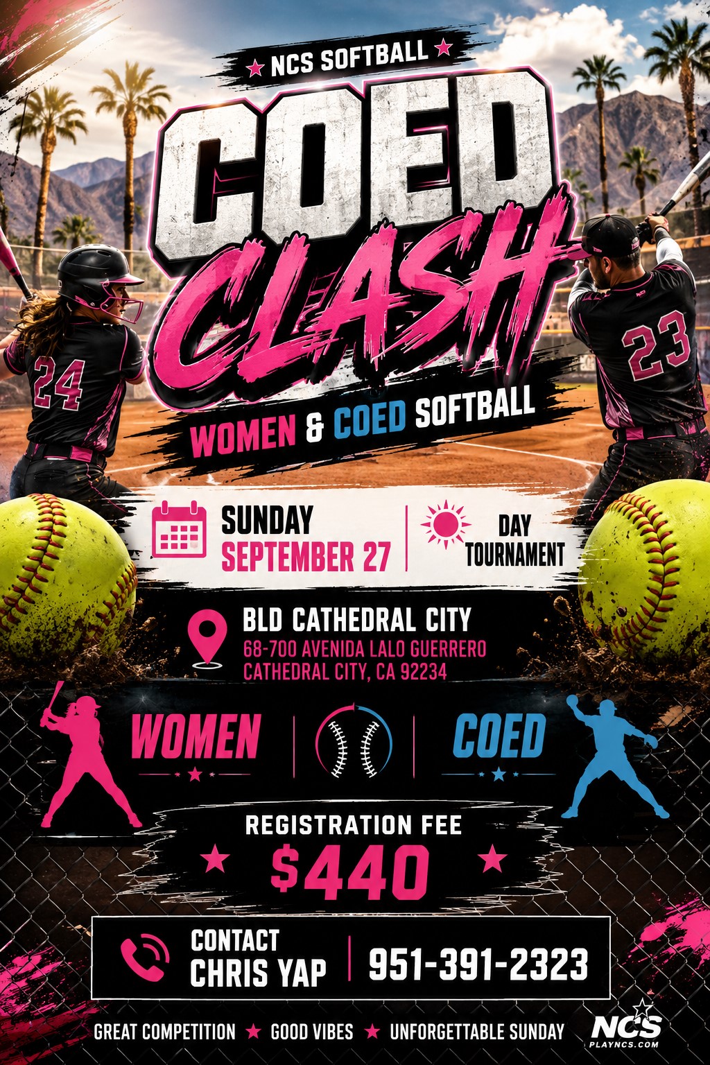 Womans and Co ed Clash Logo