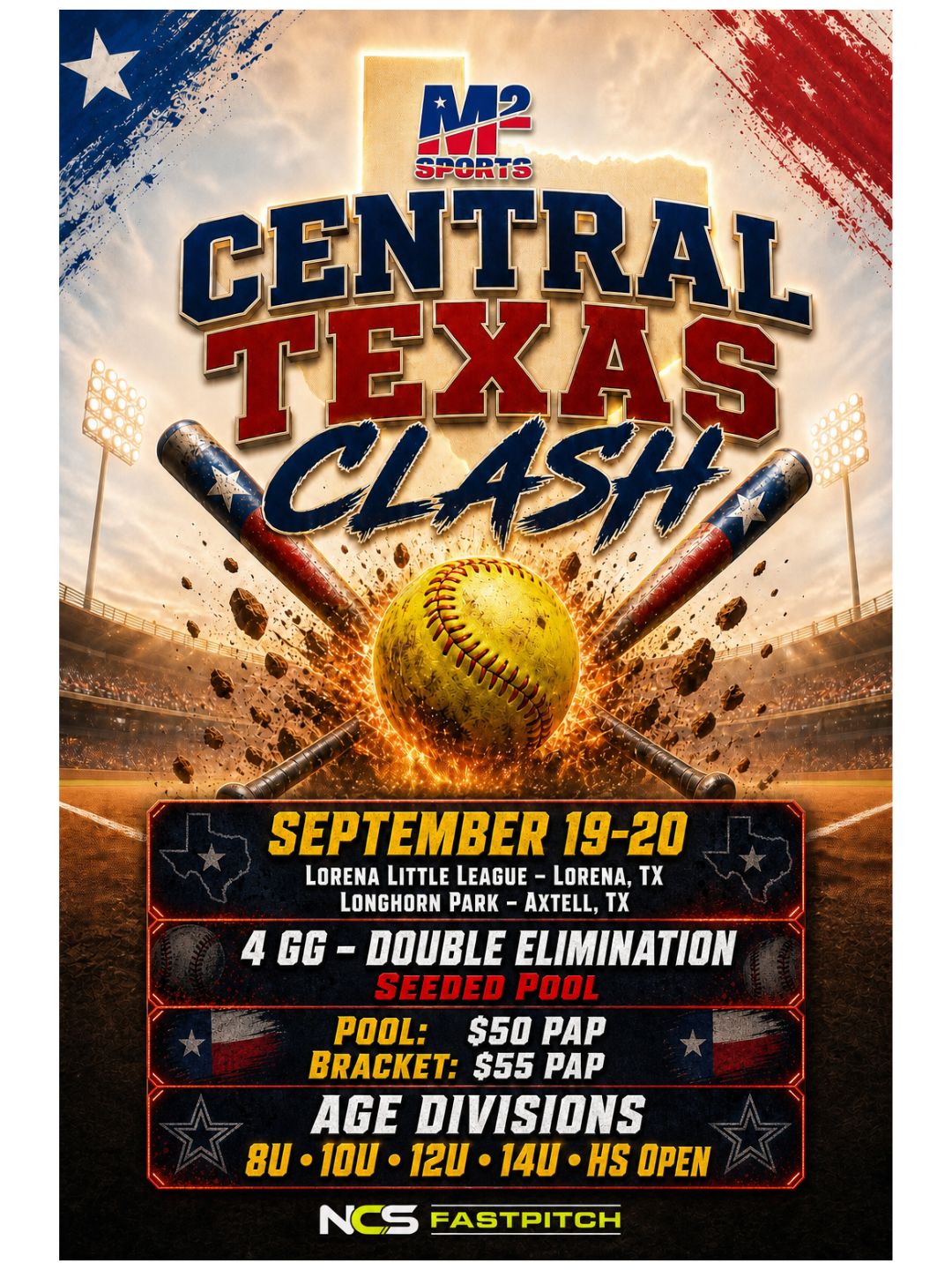 MM SPORTS - Central Texas Clash Logo