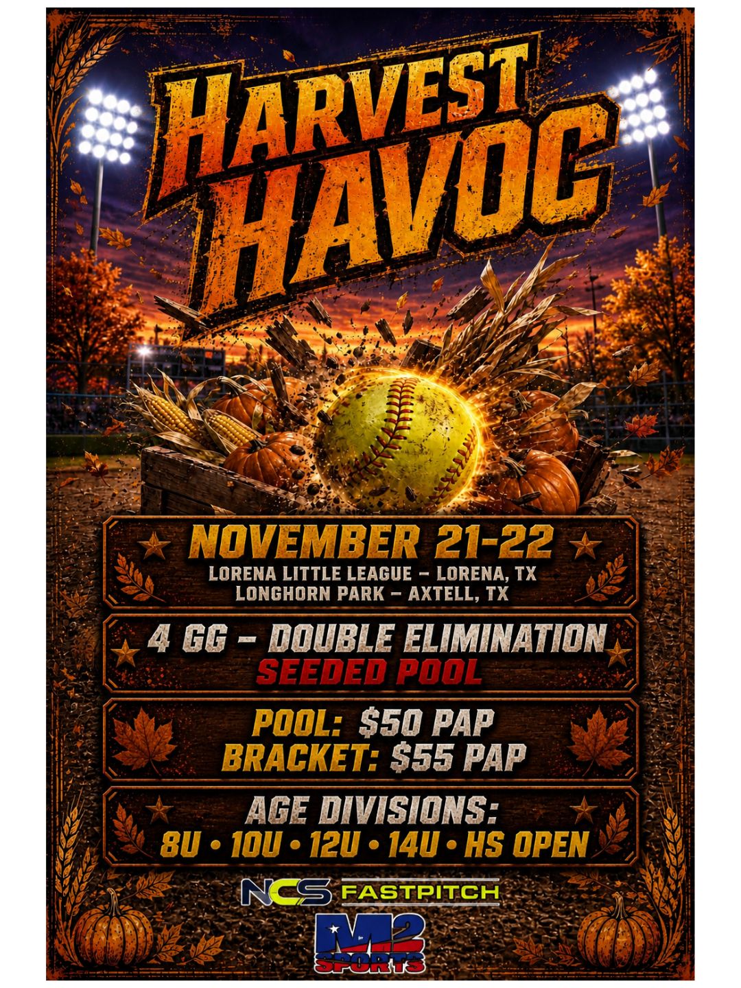 MM SPORTS - Harvest Havoc Logo