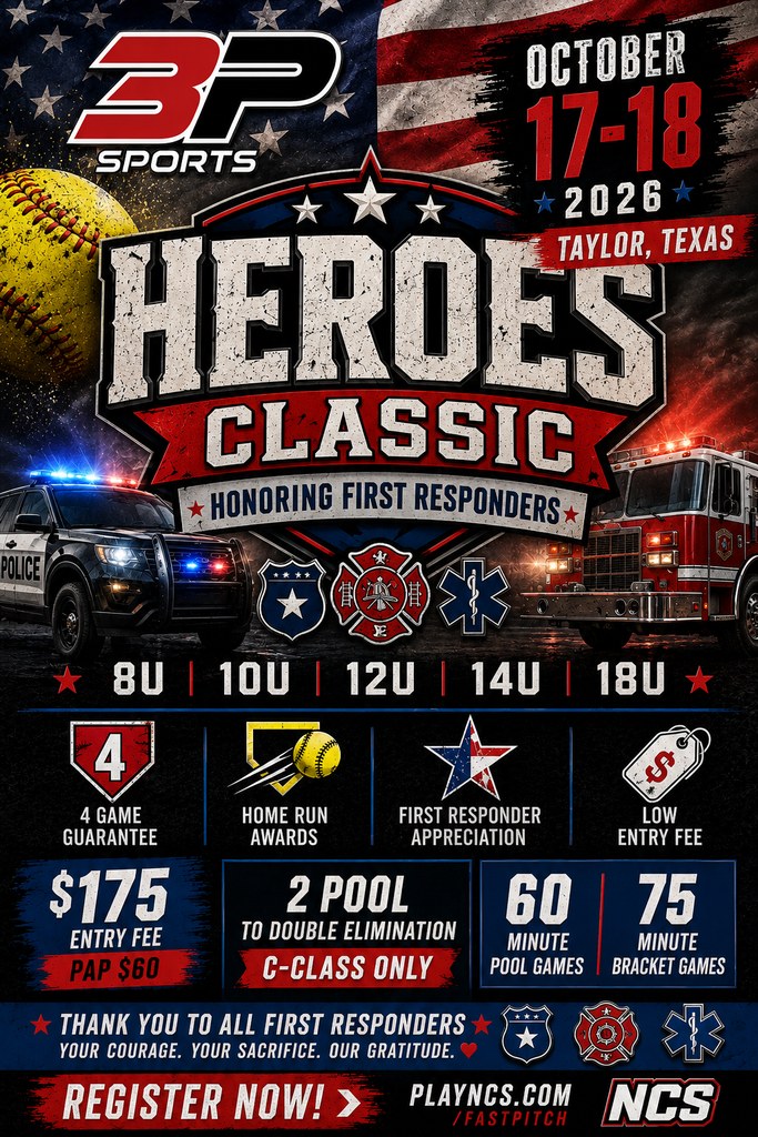 3P Sports - HEROES CLASSIC: Honoring First Responders Logo