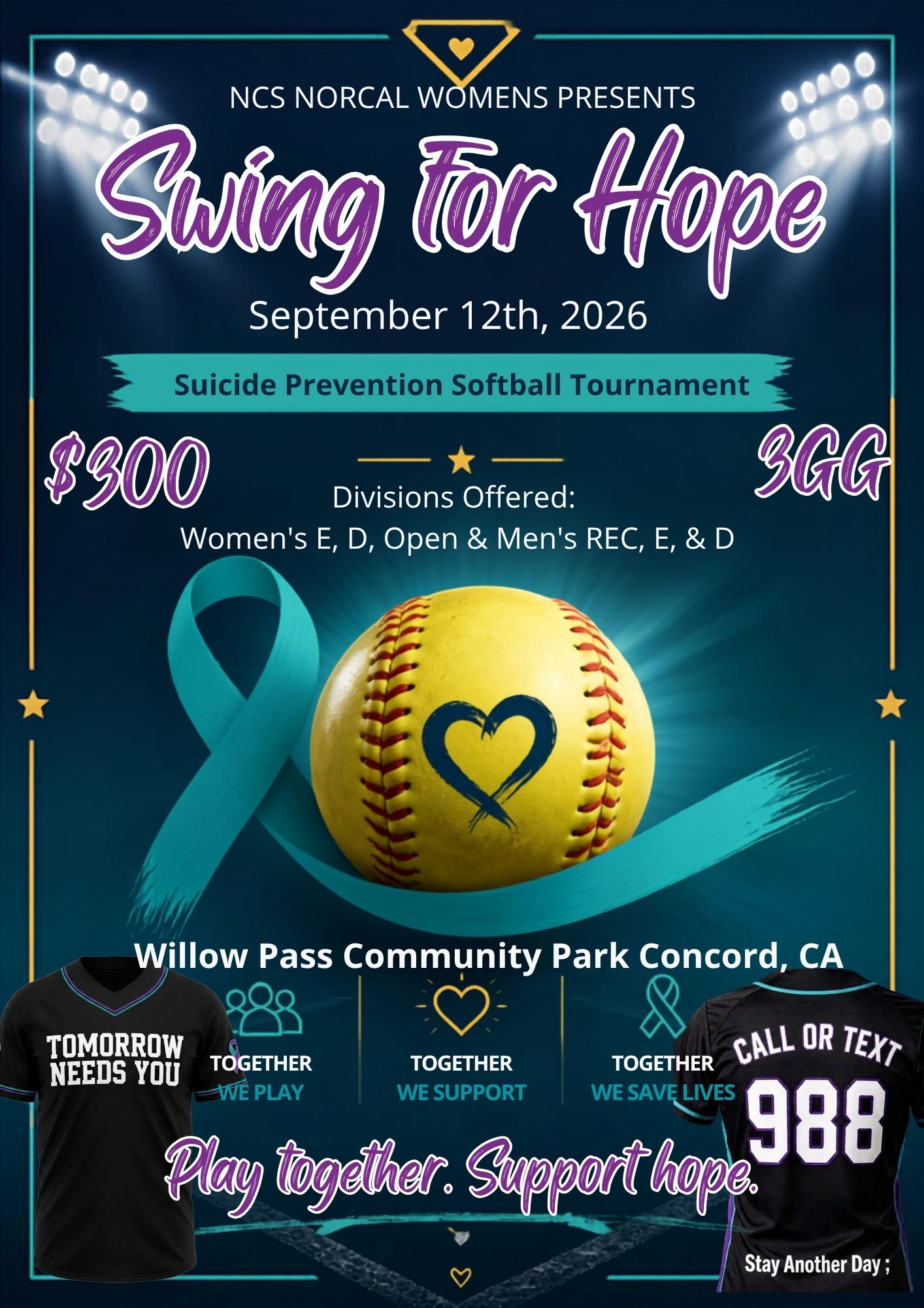 Swing For Hope (Suicide Prevention Tournament) Logo