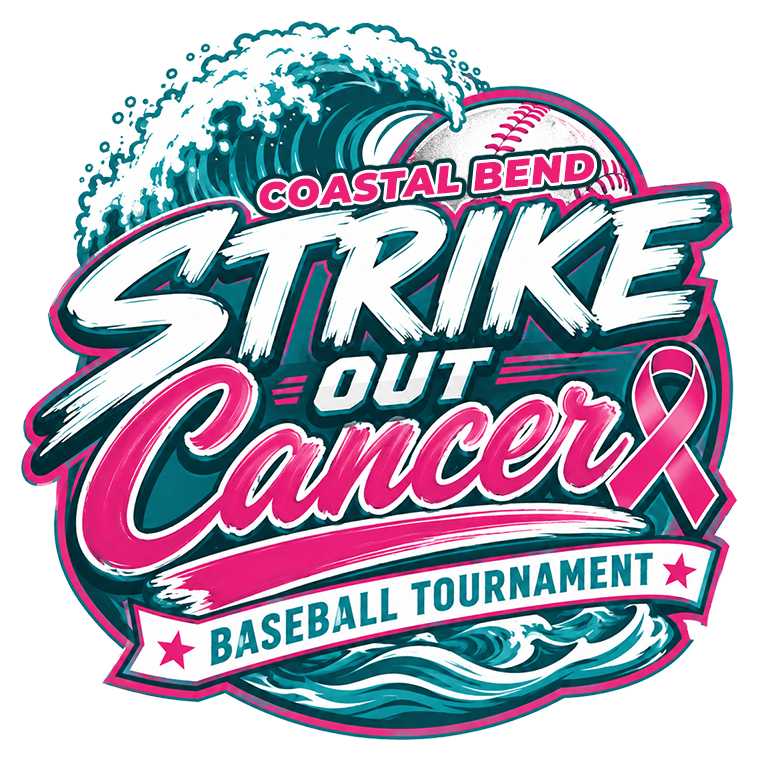 COASTAL BEND STRIKE OUT CANCER Logo