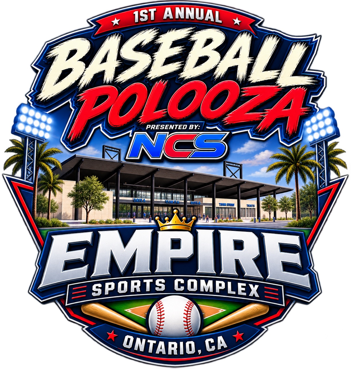 XCS BASEBALL PALOOZA SUPER NIT - Empire Sports Complex! Logo