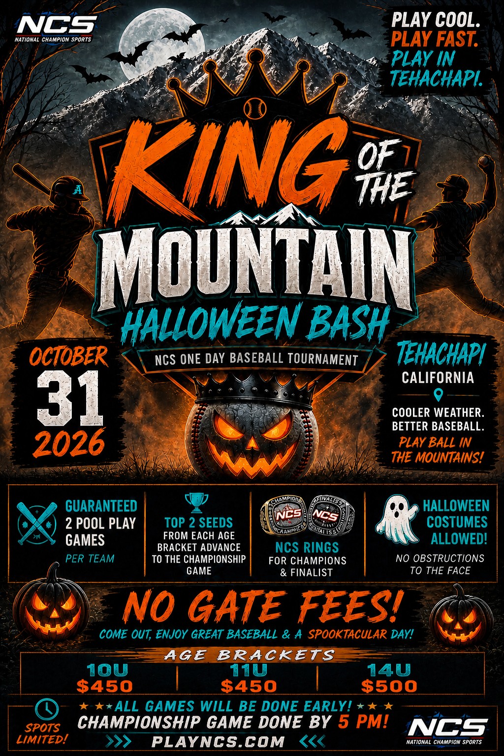 King of the Mountain Halloween Bash Logo