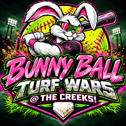 BUNNY BALL - TURF WARS @ The CREEKS! Logo