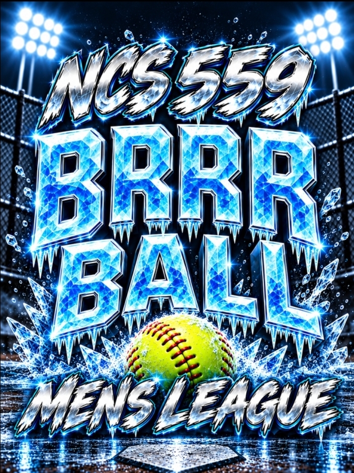 NCS 559 BRRR BALL MENS LEAGUE Logo