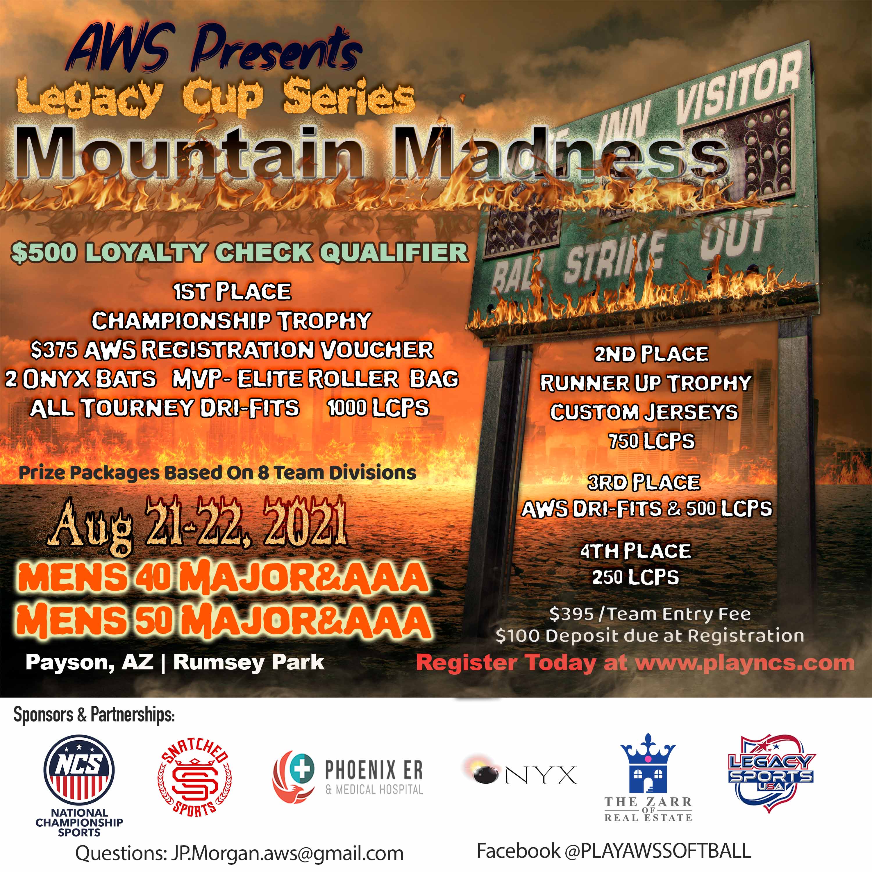 Legacy Cup Series - Seniors Mountain Madness Logo