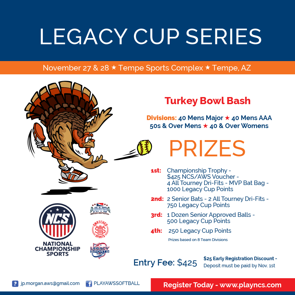 Legacy Cup Series - Turkey Bowl Bash Logo