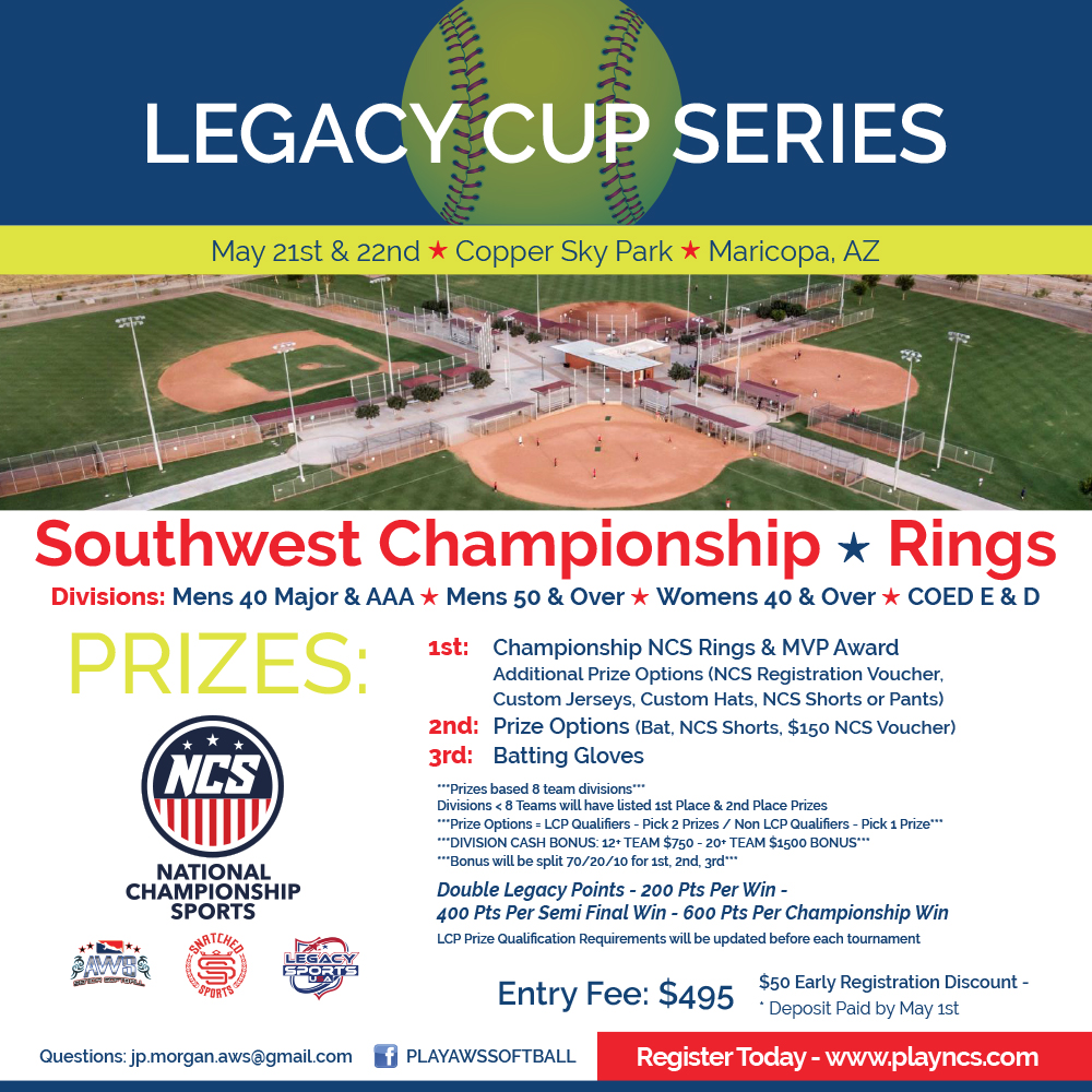 Legacy Cup Series - Southwest Championship - Rings Logo