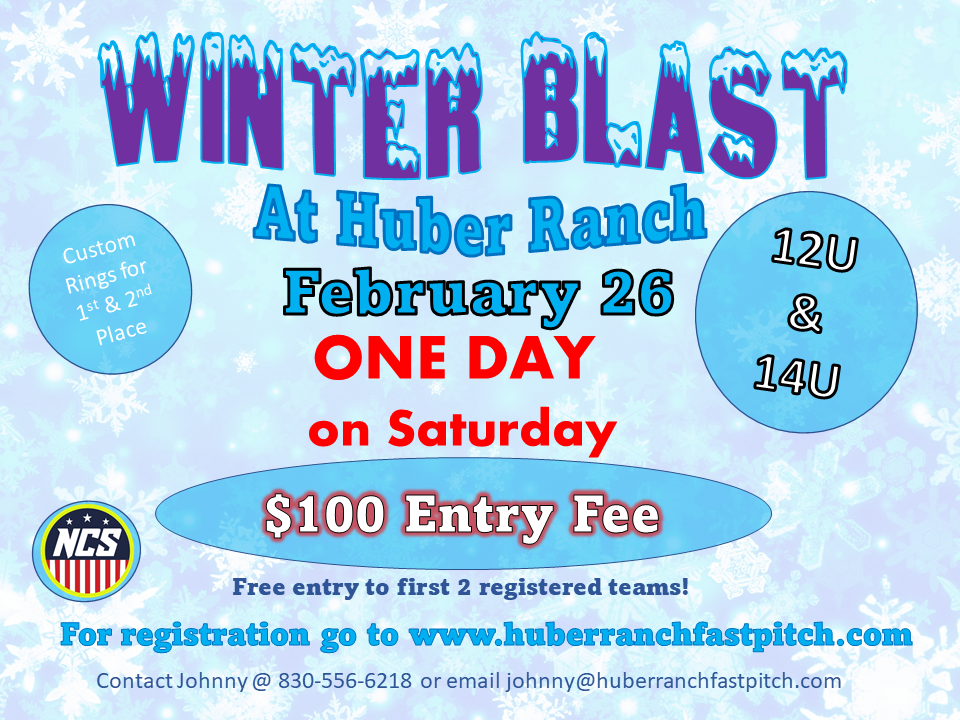 Huber Ranch Winter Blast Logo