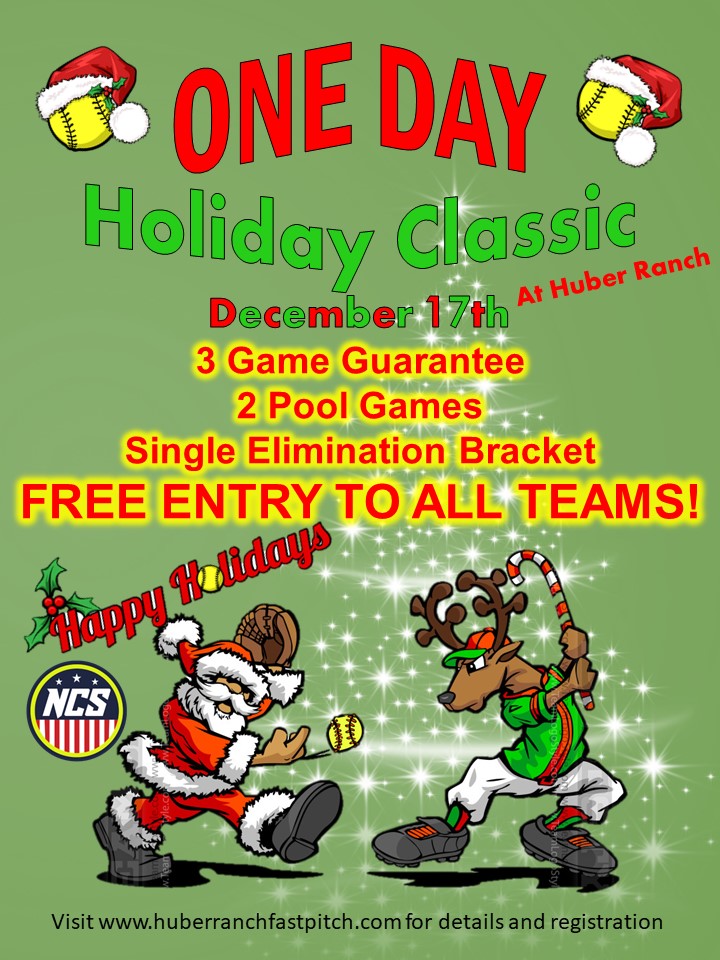 *FREE ENTRY TO ALL TEAMS*  Holiday Classic ONE Day Event Logo