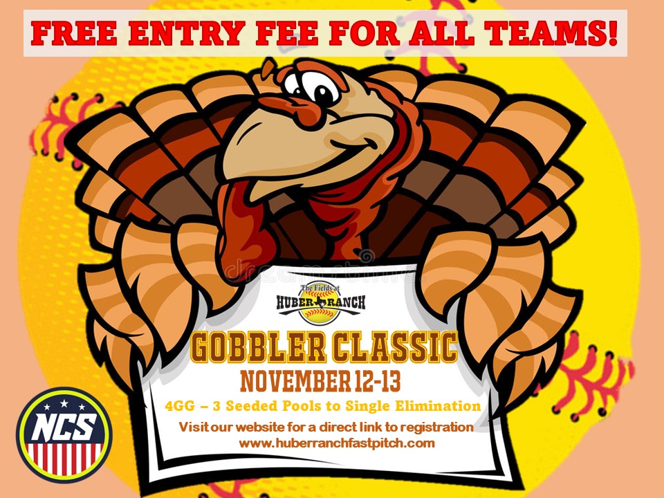 *FREE ENTRY FOR ALL*  Gobbler Classic (10U & 12U ONLY) Logo