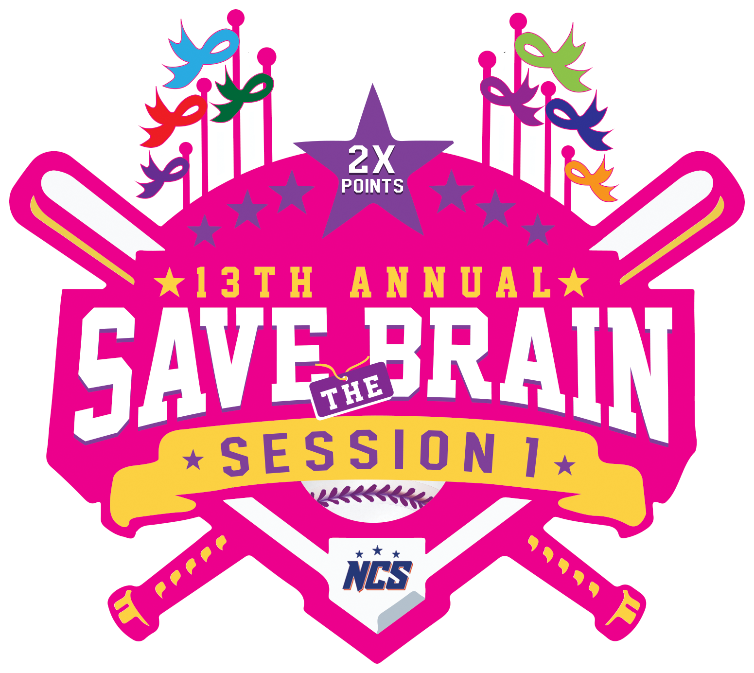 13th Annual Save the Brain Session 1 2x points Hosted by:CSULB Head Coach Eric Valenzuela Logo