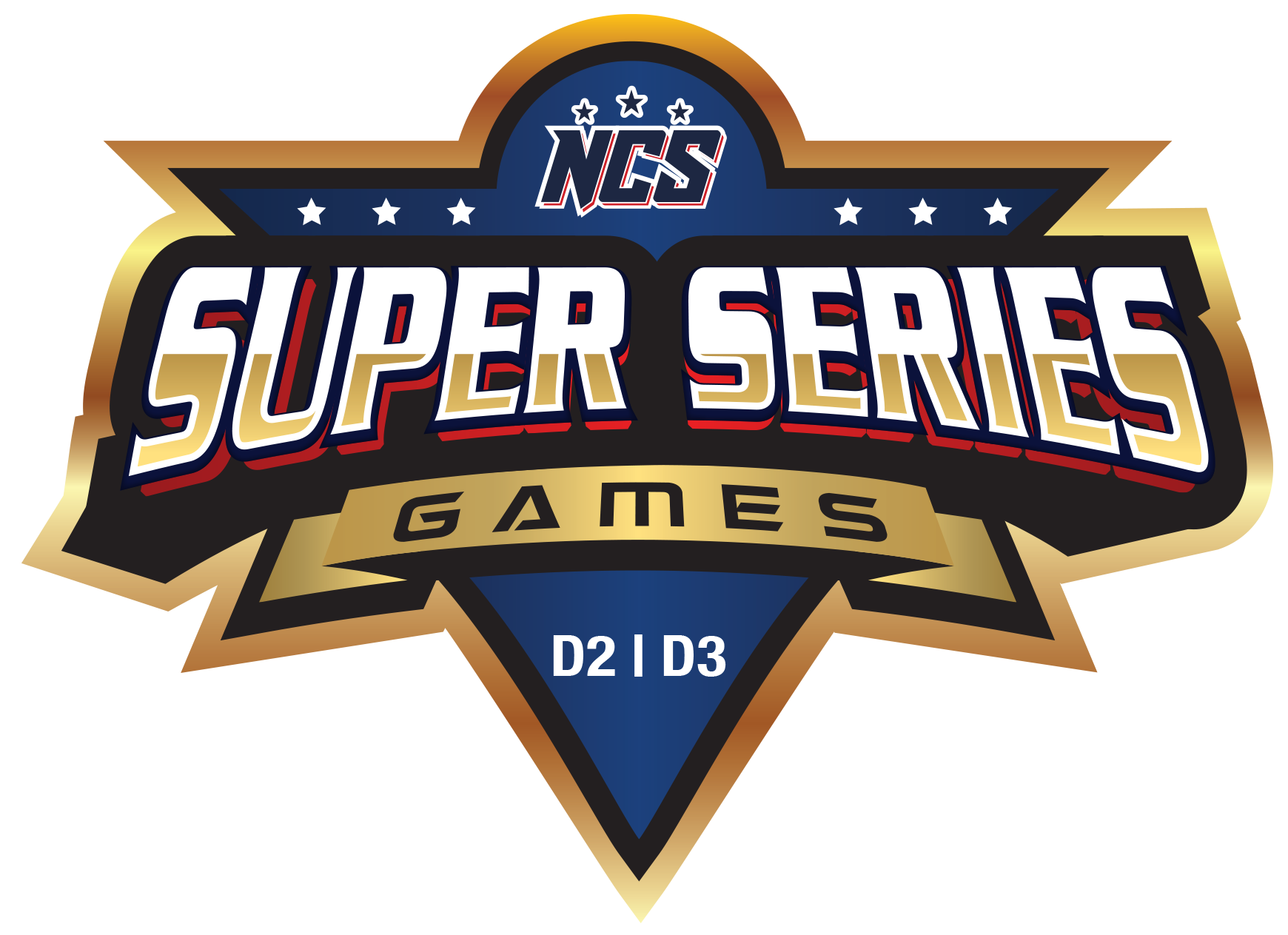 NCS Super Series (D2 | D3) Games World Series Logo