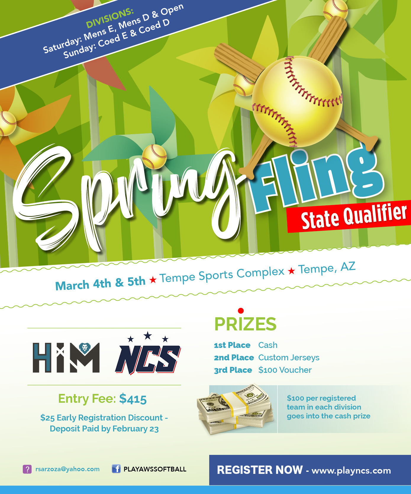 Spring Fling - NIT Qualifier (E, D, Open) Logo