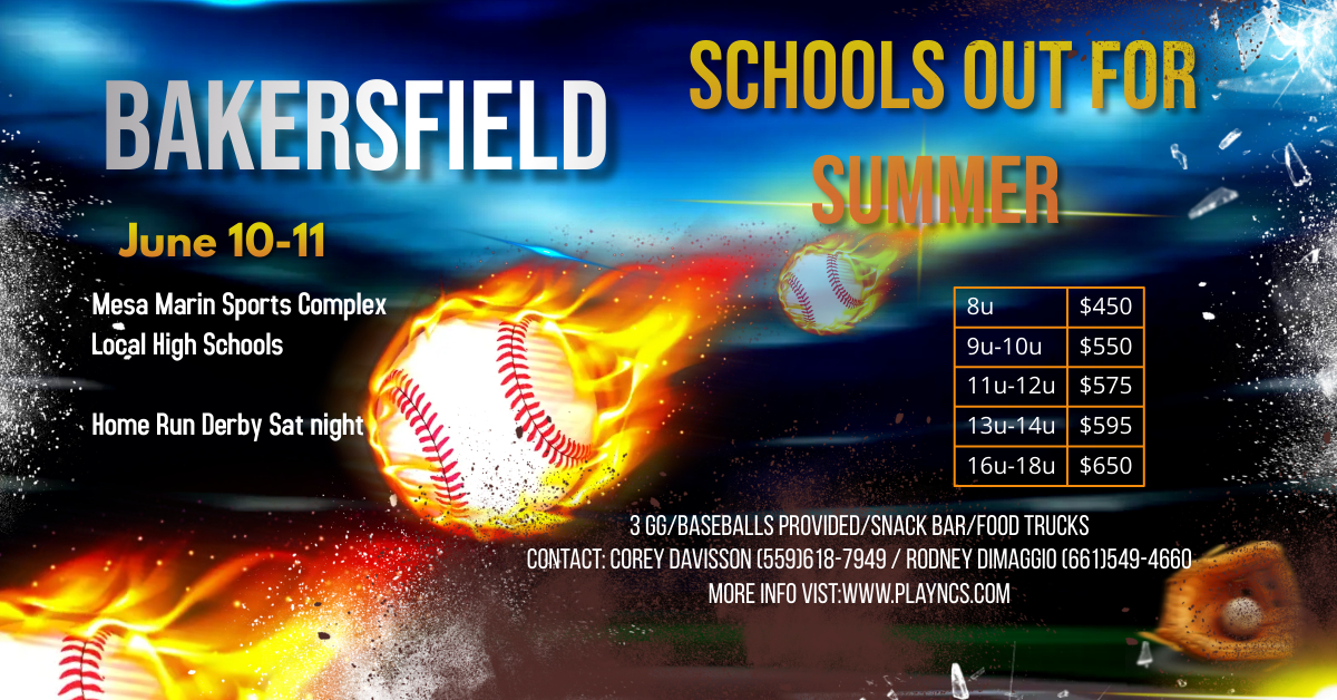 Bakersfield Schools Out for Summer Logo