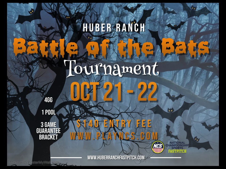 Battle of the Bats at Huber Ranch Logo