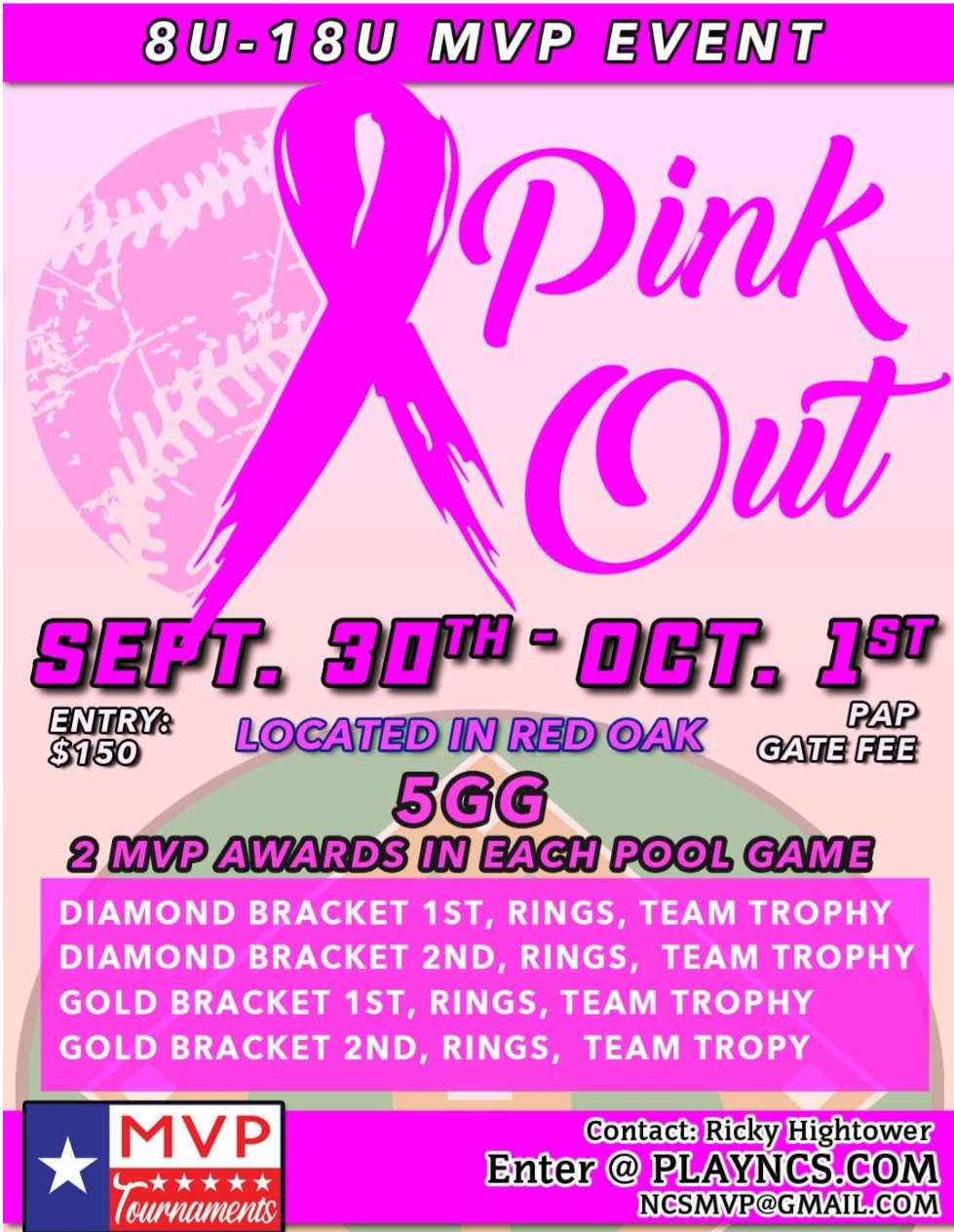 NCS 2ND ANNUAL PINK OUT MVP EVENT Logo