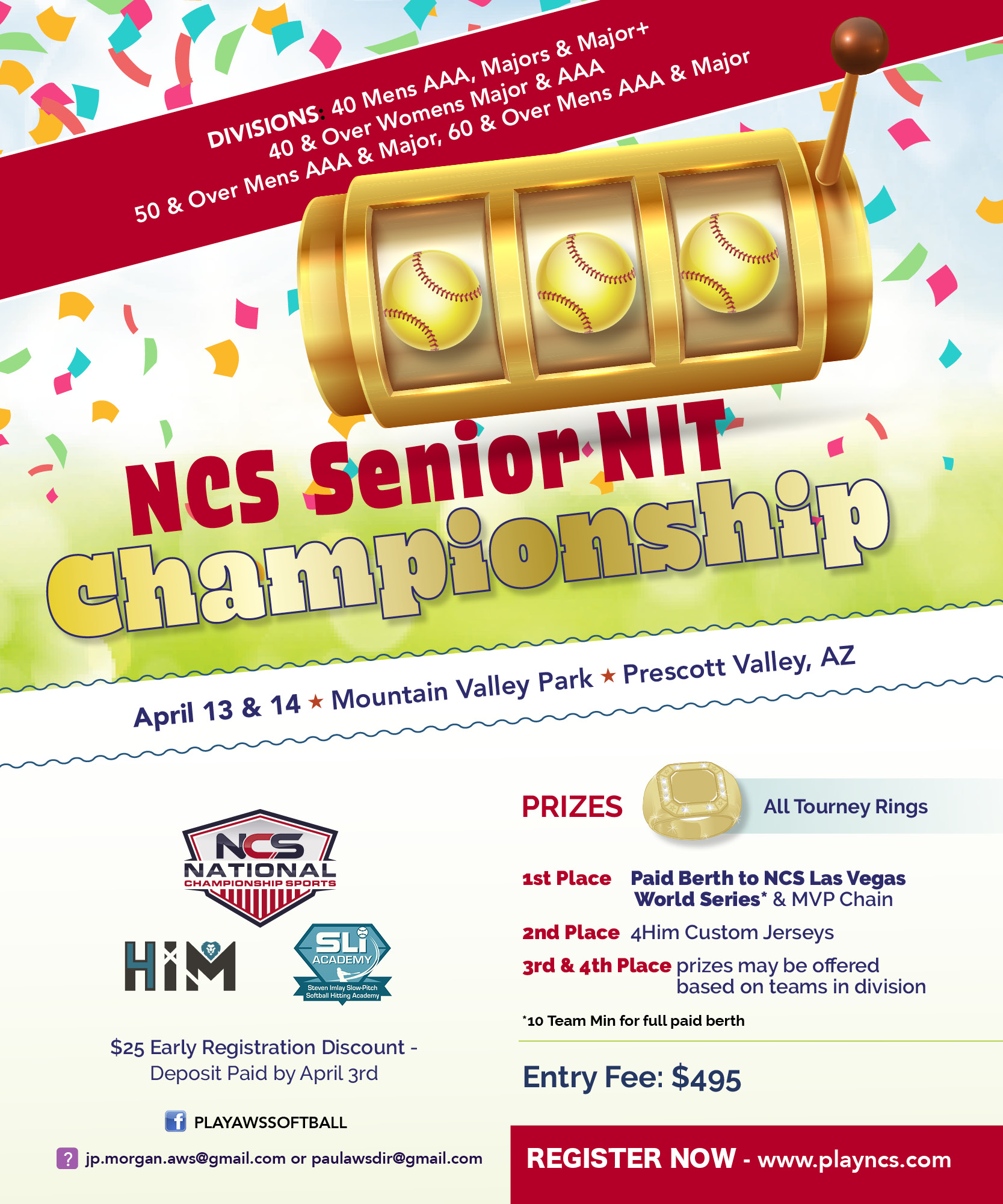 NCS SENIORS - NIT CHAMPIONSHIP Logo