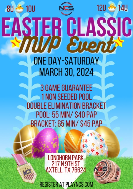 Easter Classic MVP Event - ONE DAY - 3 GG - Turf Logo