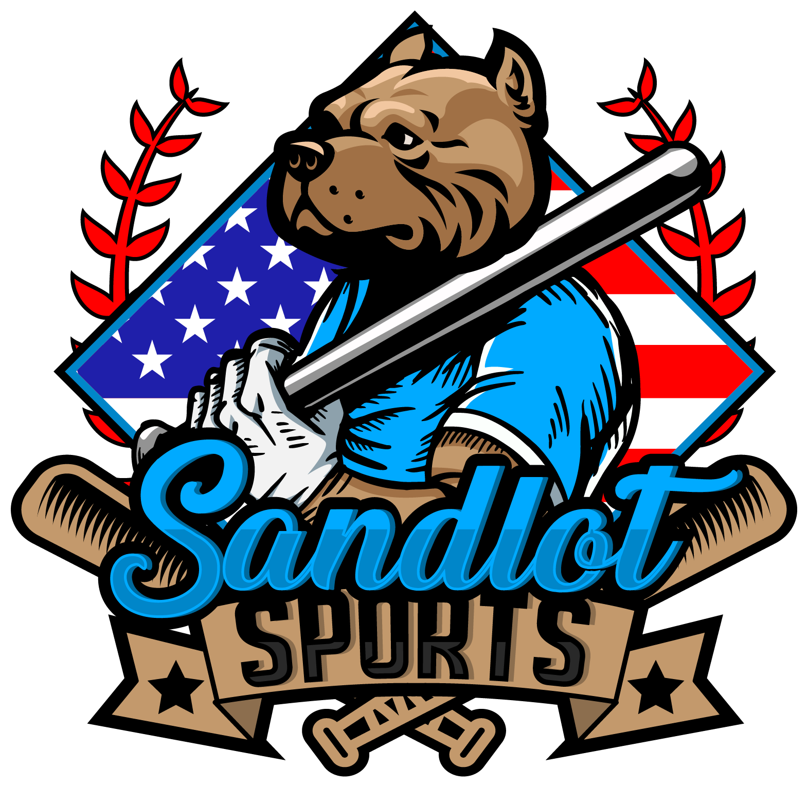 Sandlot Spring Lead-Off Logo