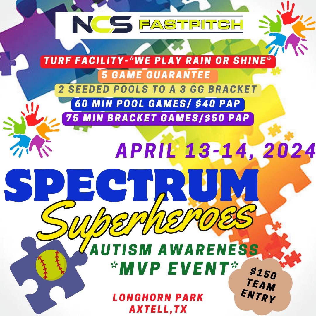Spectrum Superheroes Autism Awareness MVP Event *5GG* Logo