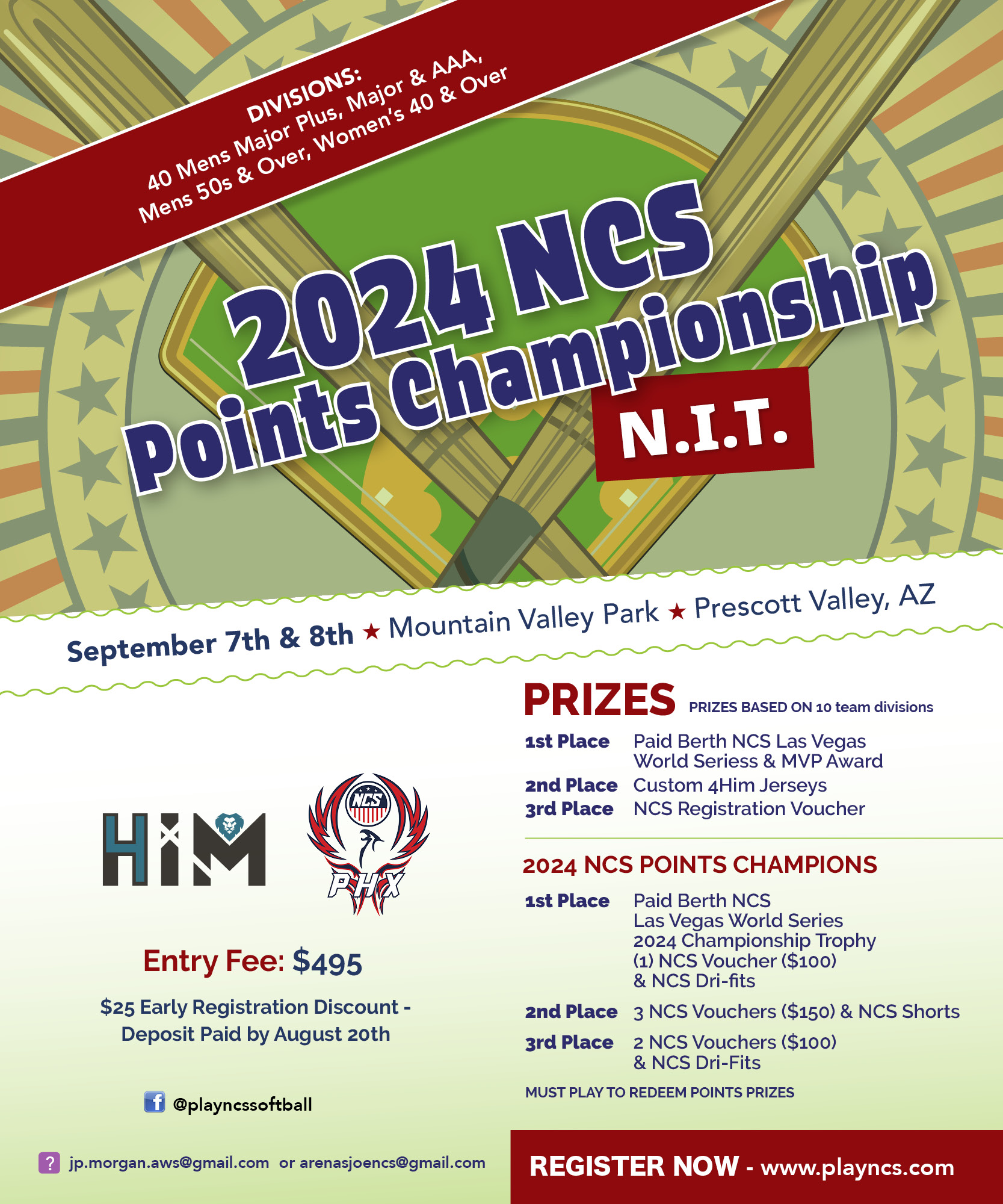 NCS SENIORS POINTS CHAMPIONSHIP - NIT Logo