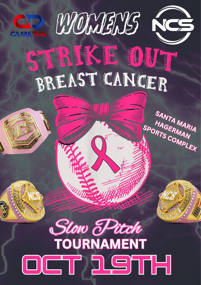 STRIKE OUT BREAST CANCER Logo