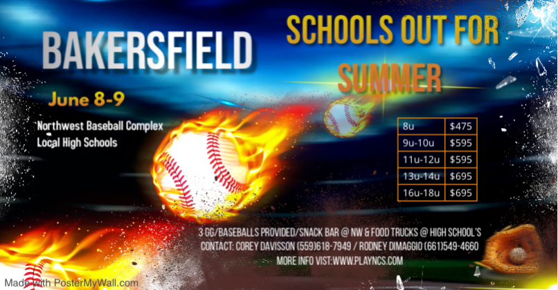 Bakersfield School's Out for Summer!! Logo