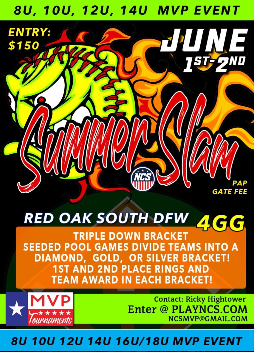 NCS SUMMER SLAM MVP EVENT Logo