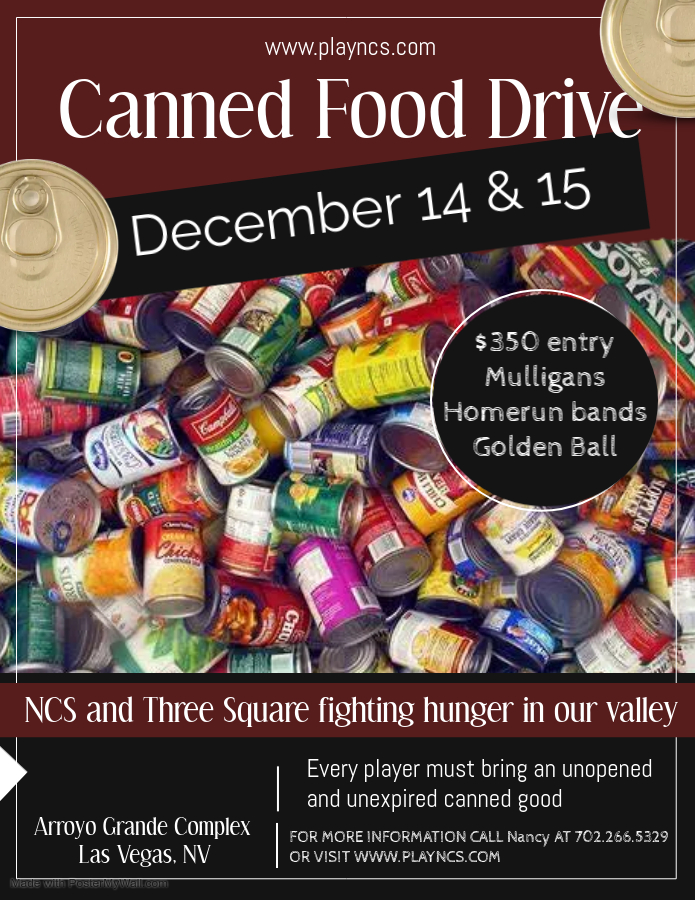 NCS Canned Food Drive Tournament Logo