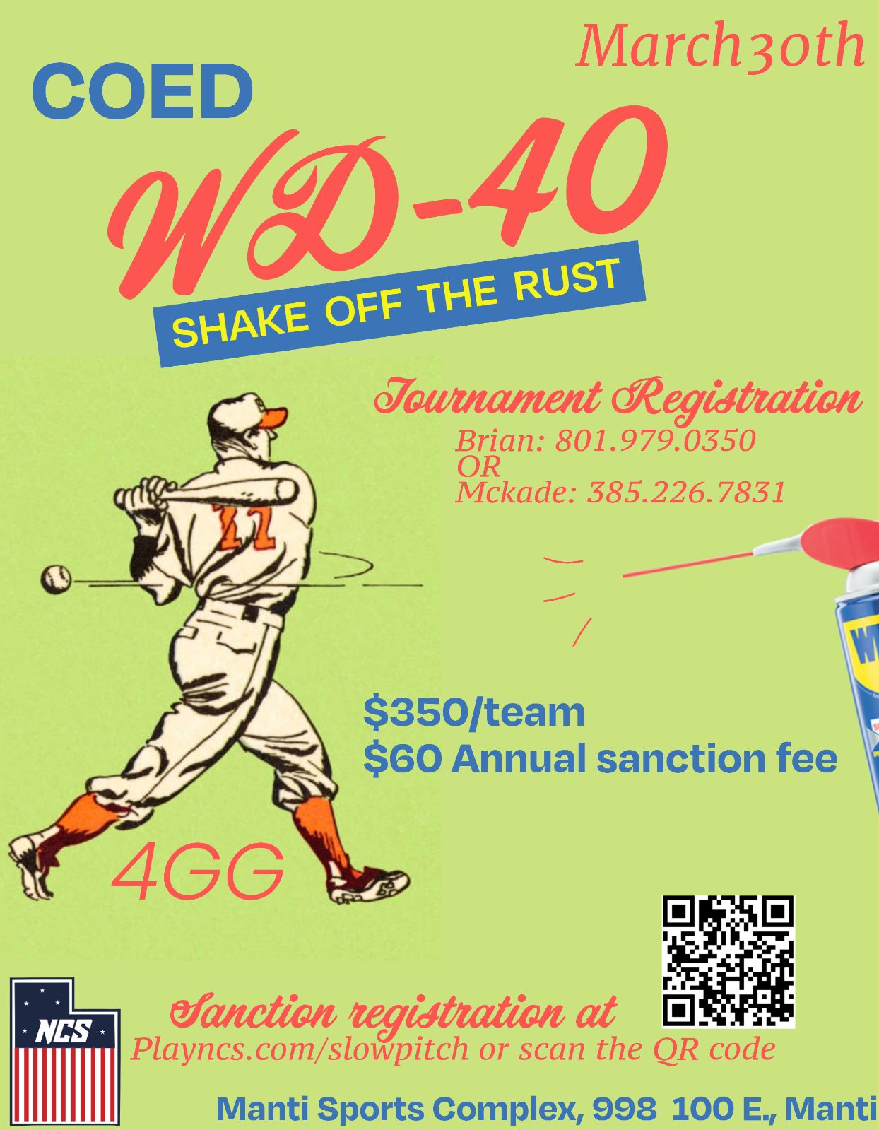 WD-40 Shake Off The Rust - 4GG Logo