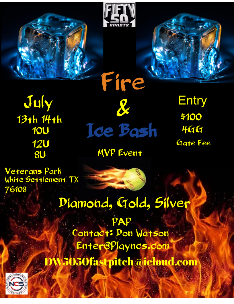 FIFTY 50 SPORTS (FIRE & ICE BASH) MVP EVENT Logo
