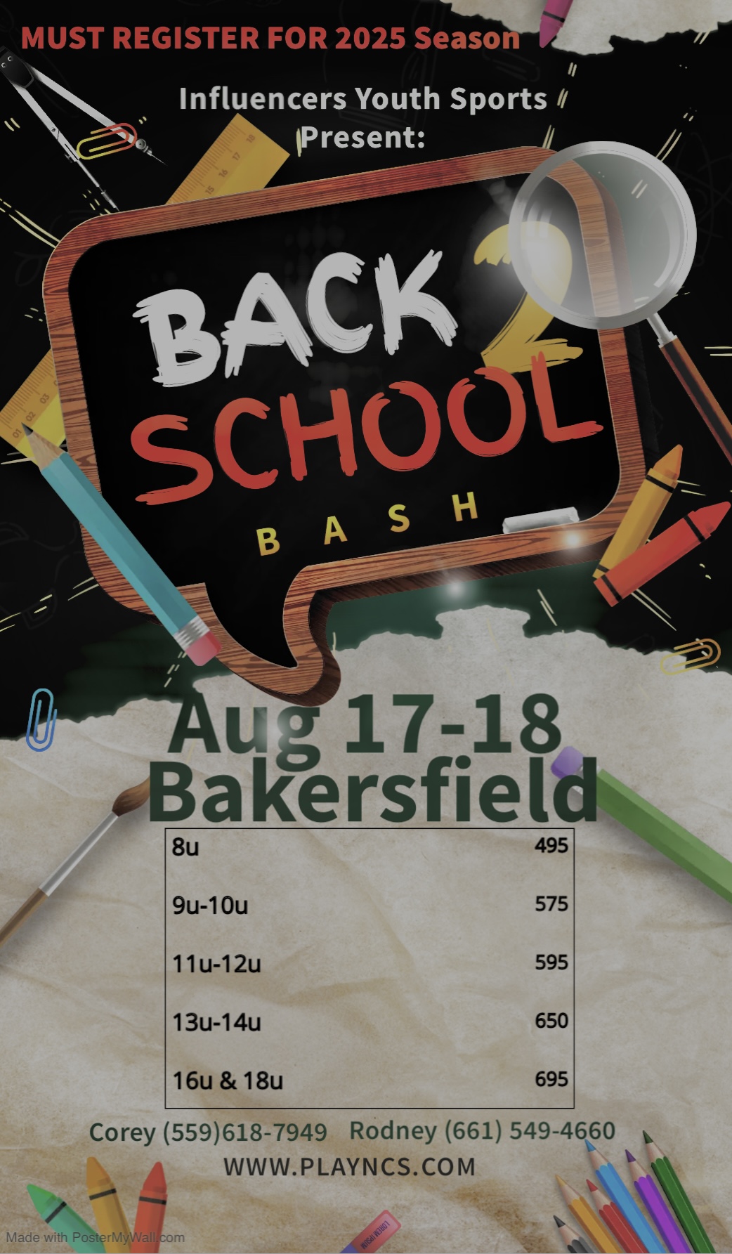 Bakersfield Back to School Bash Logo