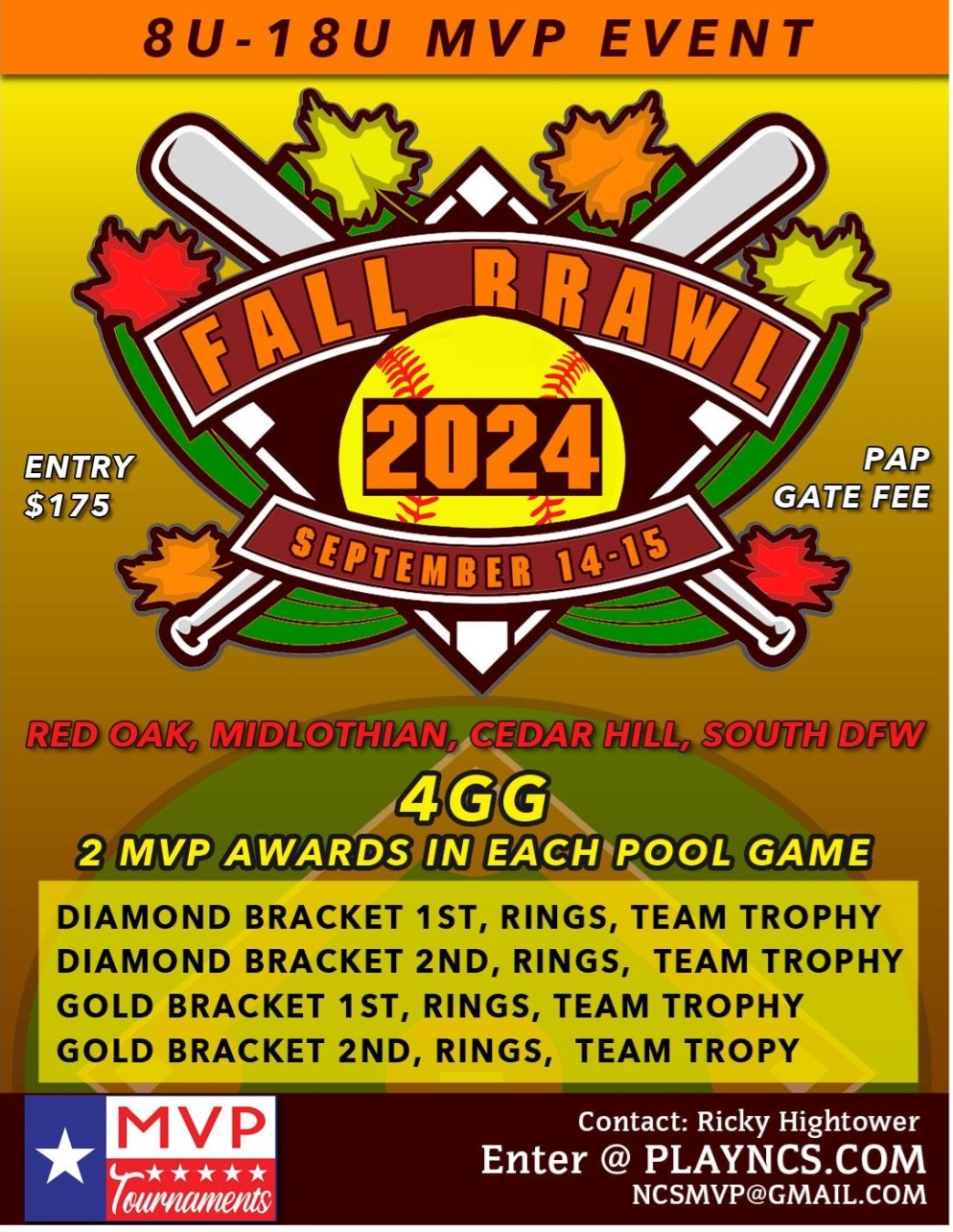 NCS FALL BRAWL MVP EVENT Logo