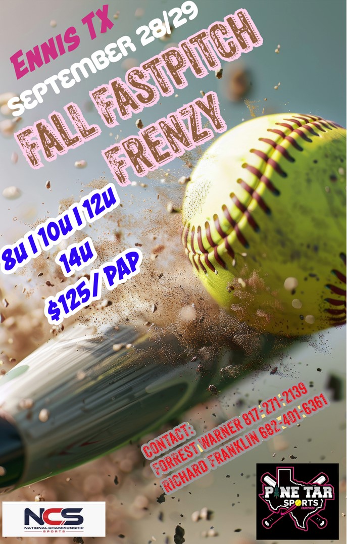 Pinetar Sports Fall Fastpitch Frenzy Logo