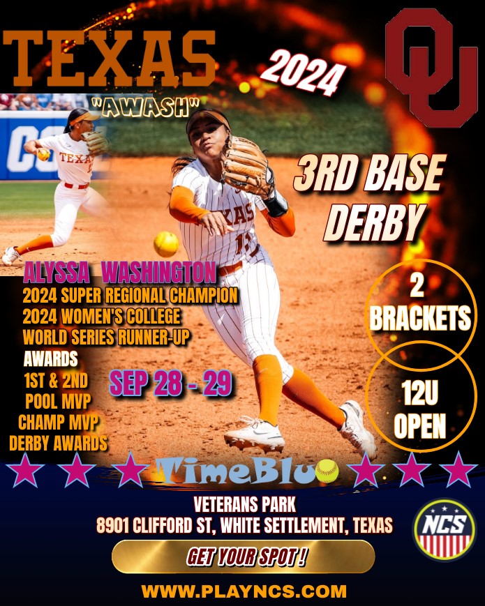 TX   OU   3RD BASE DERBY! Logo