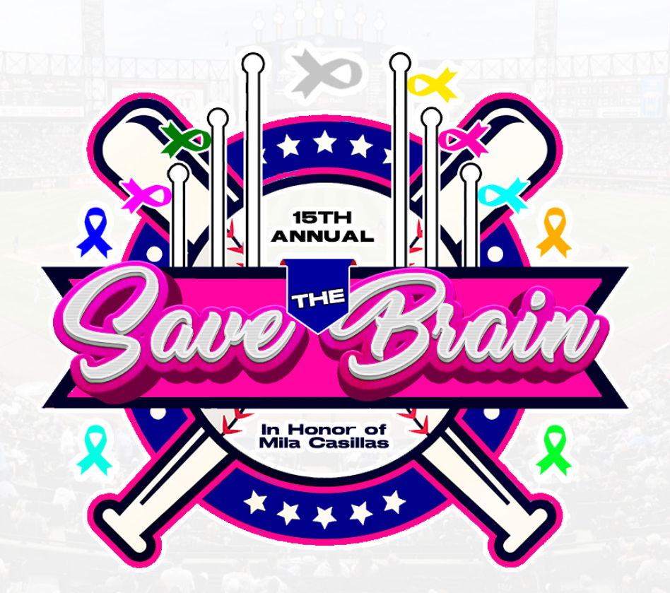 15TH ANNUAL SAVE THE BRAIN "**TEAM BELTS AND PINK RINGS*** WILL SELL OUT Logo