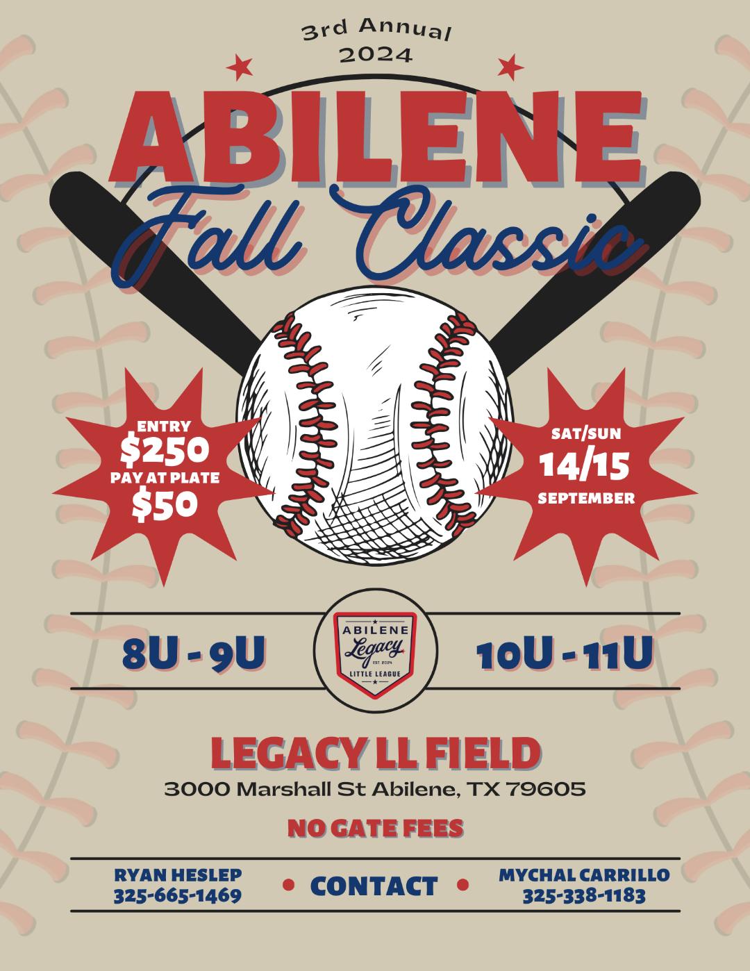 Abilene Fall Classic 2024 Logo