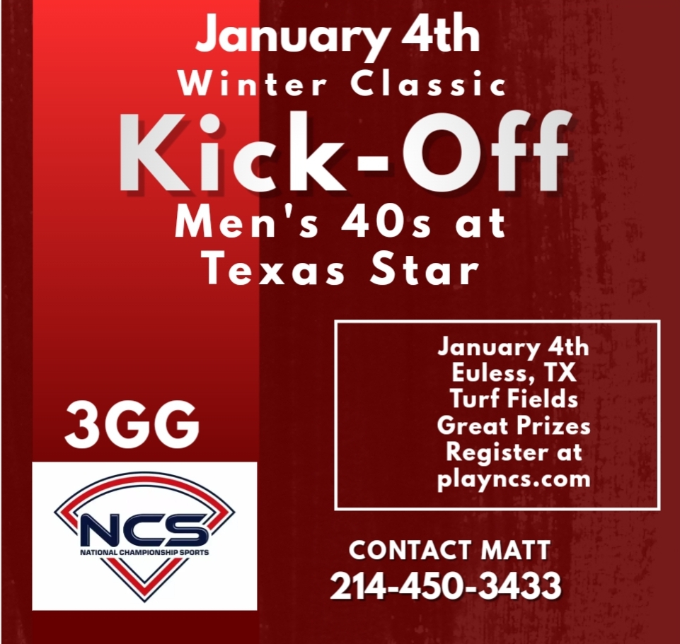 2025 40s Winter KICKOFF Logo